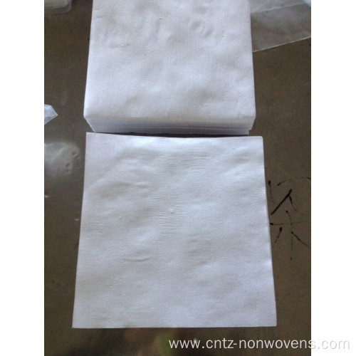 Easy tear away embroidery backing fusible interlinings